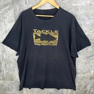 Black and gold Tackle‎ Warehouse fishing shirt Men's XL #fishinglife